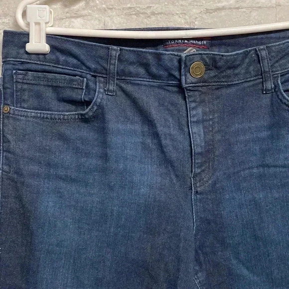 Woman’s Tommy Hilfiger slim crop denim jeans ladies crop pants - Picture 4 of 10